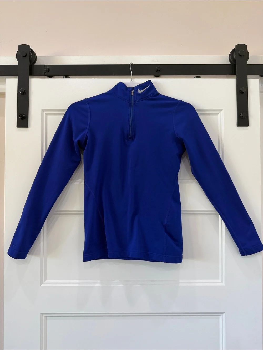 Vintage Nike Blue Quarter-Zip Performance Pullover